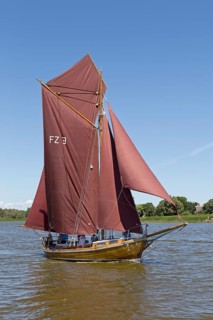Zeesboot on Saaler Bodden