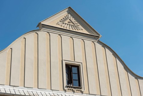 House gable with God's Eye