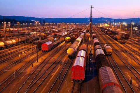 Train formation plant in the suburb of Vorhalle