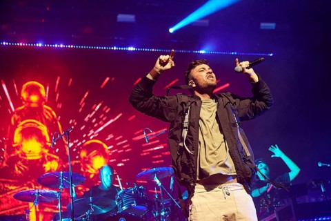 Rapper Marteria in concert