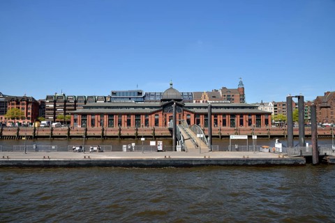 Fish auction hall at the fish market