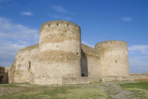 Defensive wall and tower of Fortress Akkerman or White Rock fortress