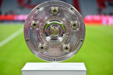 Championship trophy of the 1st Bundesliga