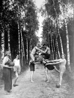 Gymnastics in the forest