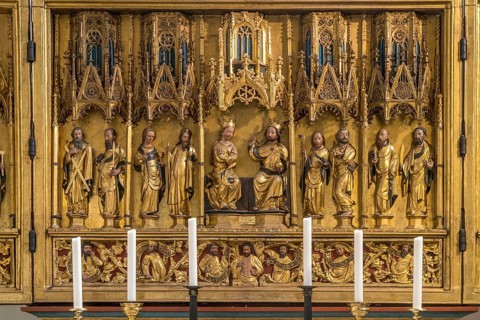 Gothic winged altar