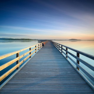 Pier in the harbour
