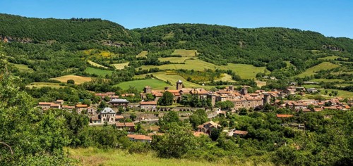 The village of Sainte Eulalie de Cernon