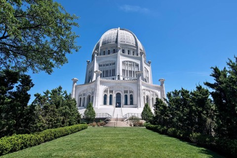 Sacral building The Bahai House of Worship