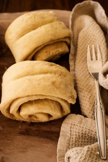Freshly baked cinnamon buns