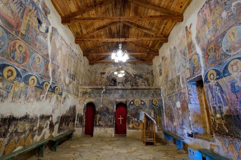 Old frescoes in Nikolauskirche