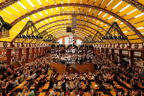 Beer tent Lowenbrau