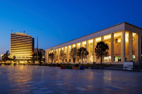Palace of Culture with Opera House and National Library