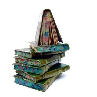 Stack of old books