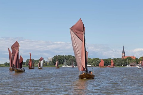 Zeesboots on Saaler Bodden