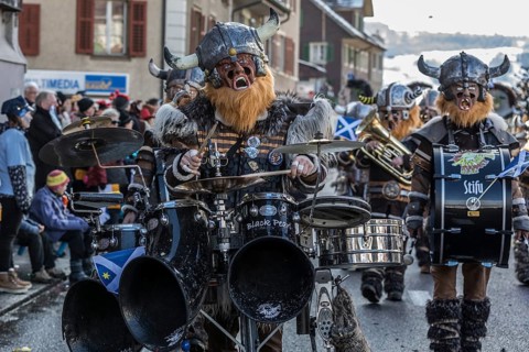 Dressed as Vikings