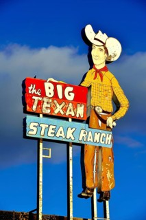Advertising sign for Restaurant