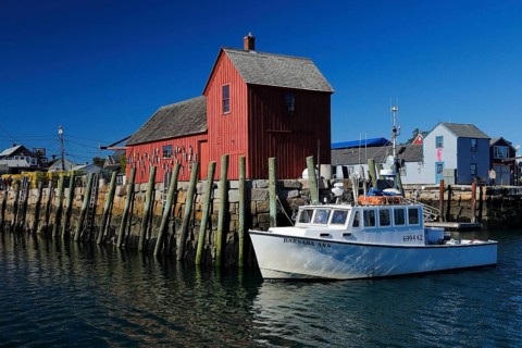Fishing shack at Bradley Wharf