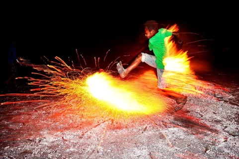 Baining Fire Dance