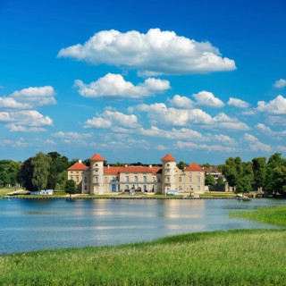 Castle Rheinsberg at Lake Grienerick