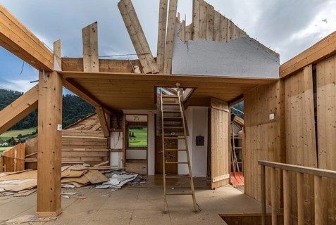 Penthouse of a house that will be demolished