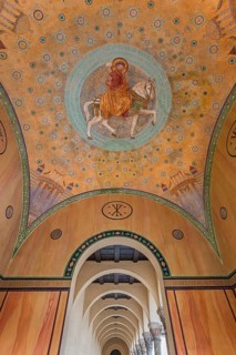 Frescoes in the arcades