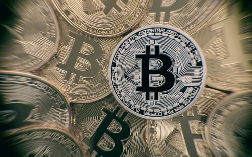 Symbol image turbulence stock market crash digital currency