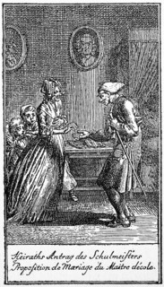 Marriage proposal of an old teacher