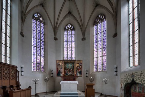 Choir with high altar