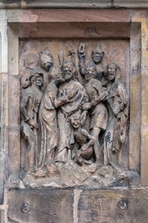 Relief of the Judas kiss