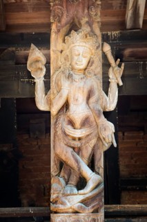 Wooden hinduism figure