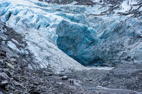 Glacial outflow of Fox Glacier