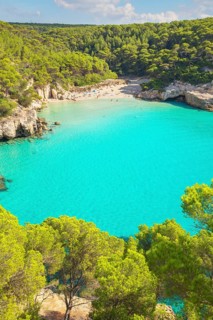 View of Cala Mitjana