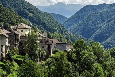 View of the village Crana
