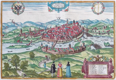 First printed view of the city of Schwabisch Hall