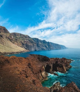 Rocky coast with turquoise sea