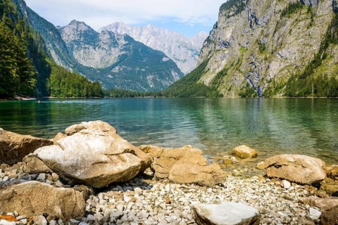 Stony shore