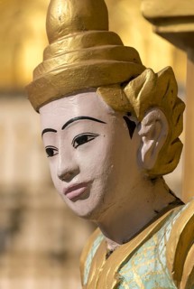Nat spirit statue at Shwedagon Pagoda