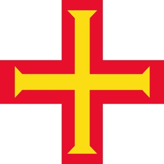 Official national flag of Guernsey