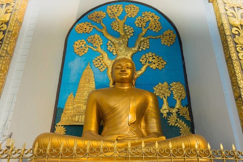 Golden Buddha statue