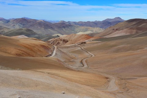 Runway of the Ruta 31 to Paso de San Francisco