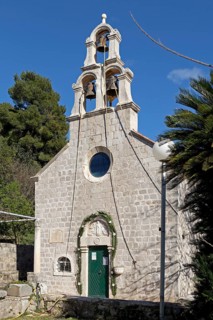 Church of St. Marija in the coastal town of Donje Celo