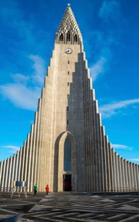 Hallgrimskirkja or church of Hallgrimur