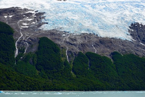 Melting arm of the Spegazzini Glacier on Lake Argentino