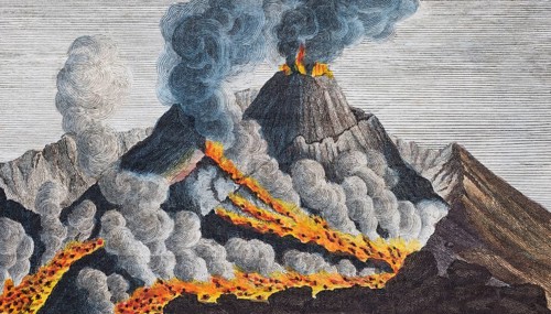 Active volcano Vesuvius