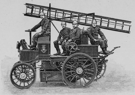 Electric material of the Paris Firemen