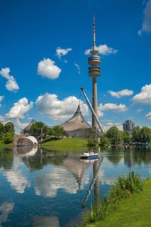 Olympic park with Olympic tower