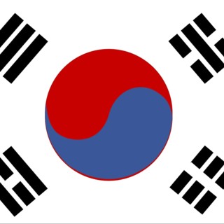 Official national flag of the Republic of Korea