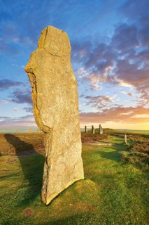 The standing stones of the Ring of Brodgar