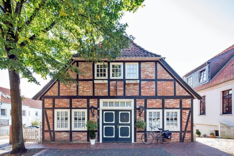 Half-timbered house in the historical town centre