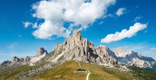 Passo Giau with La Gusela peak